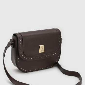 Bolsa Transversal Vizzano Alça Ajustável Café