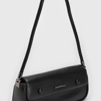 Colcci - Bolsa Logo Preta Alça Curta