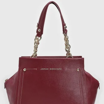 Bolsa Jorge Bischoff Alça Corrente Vinho